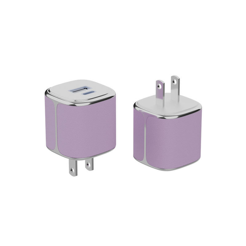 GaN C Tipi Duvar Şarj cihazı PD 35W Elektrikli Plakalı Çift USB C Duvar Şarj cihazı